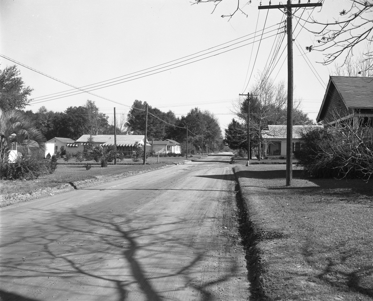 Looking east down W. 8th Ave. near Green St. in Tallahassee.