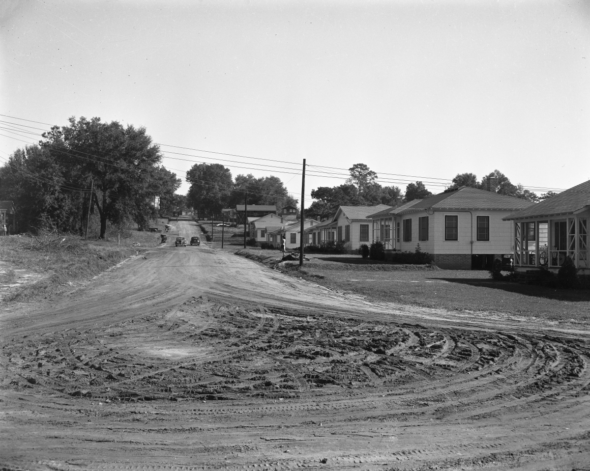 Looking east on W. 6th Ave. from Ford St. in Tallahassee.