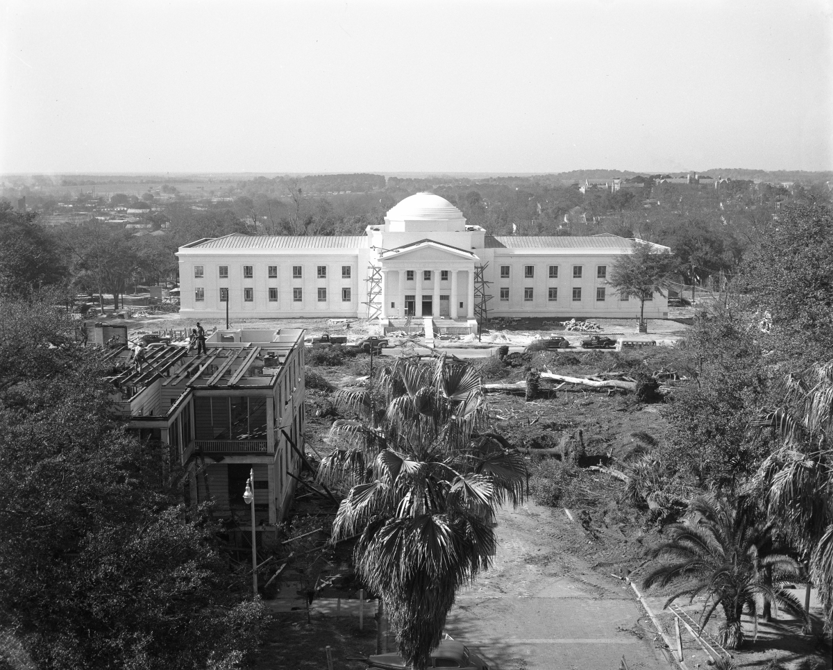 Demoliton of homes surrounding the Capitol