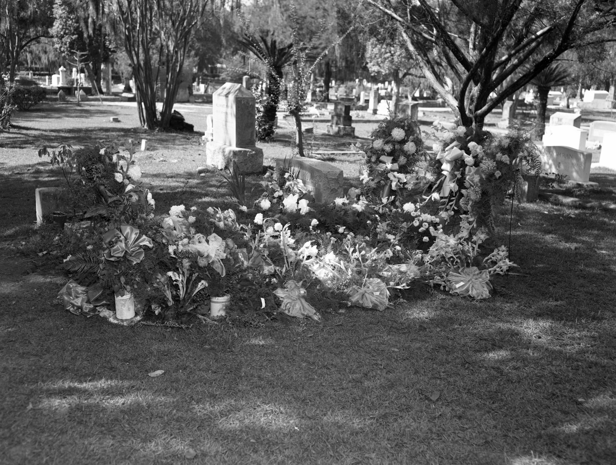 Eubanks grave in a Tallahassee cemetery.