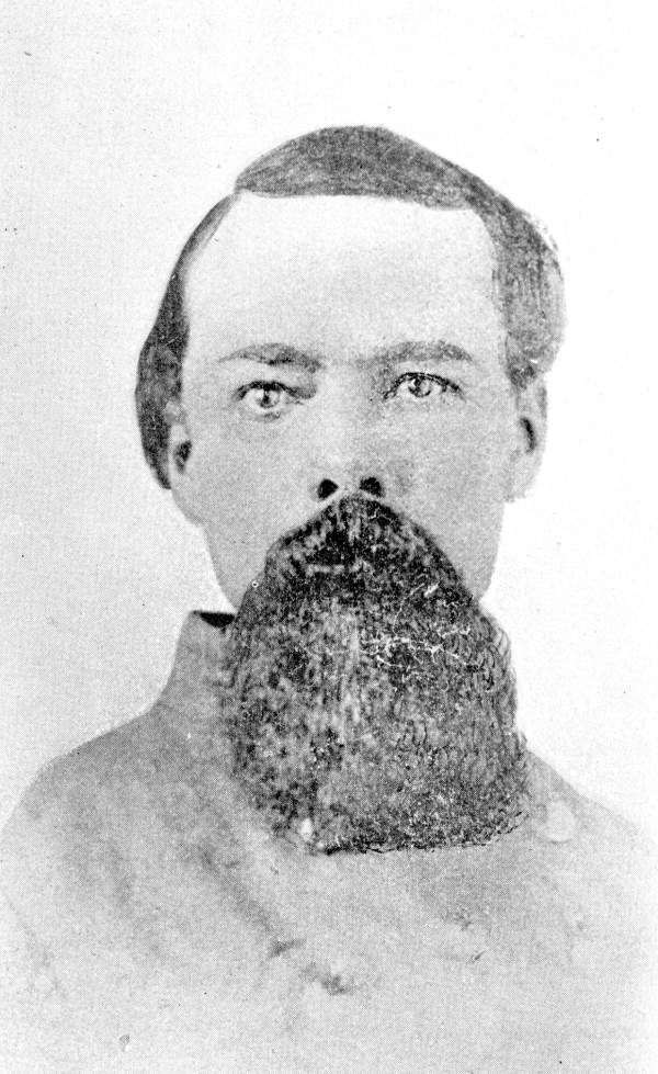 Portrait of Confederate Major Albert J. Russell from Jacksonville, Florida.