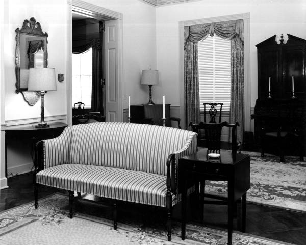 State living room in the Florida Governor's Mansion - Tallahassee, Florida