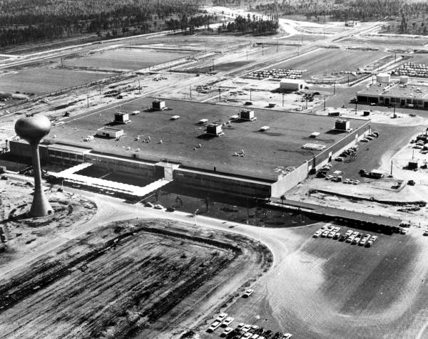 Aerial view of the Martin Company plant - Orlando, Florida.
