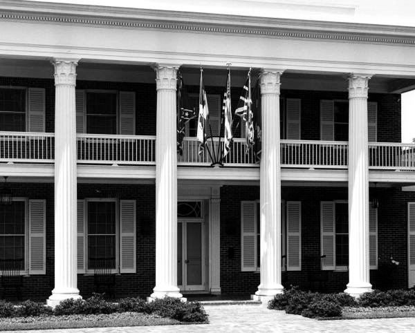 Entrance of the Florida Governor's Mansion - Tallahassee, Florida.
