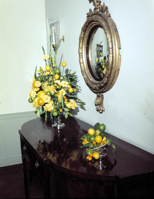 Interior decoration in the Florida Governor's Mansion - Tallahassee, Florida