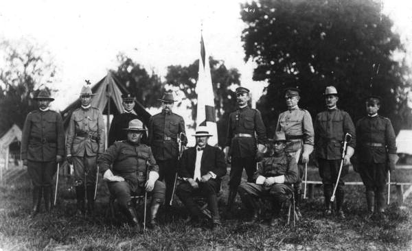 Governor Albert W. Gilchrist and his staff