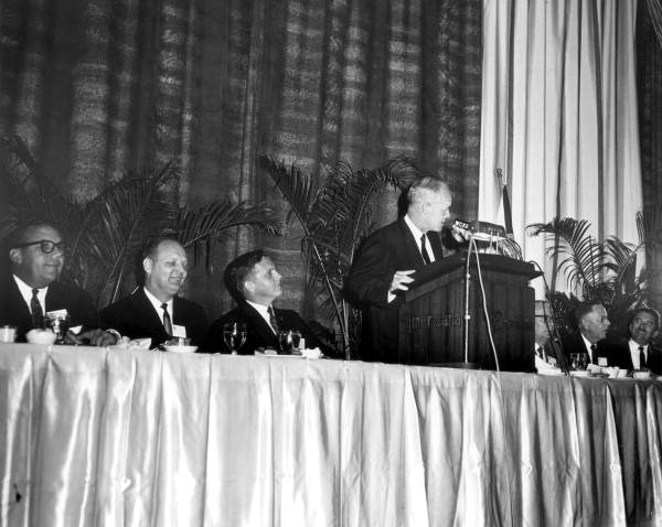 Governor Farris Bryant speaking at a cold war conference - Bal Harbour, Florida