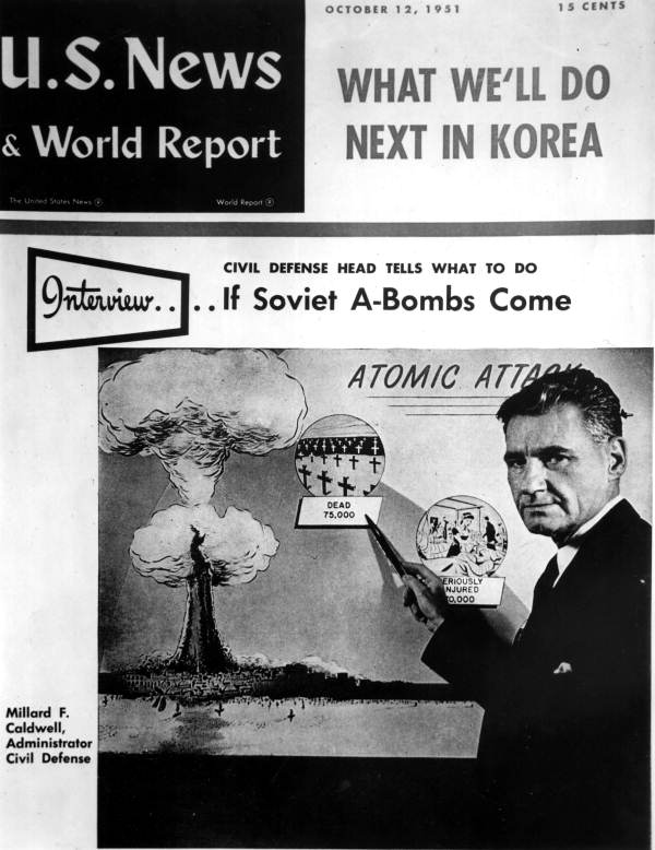 Millard F. Caldwell on the cover of U.S. News and World Report
