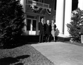 Governor Warren with governor-elect Dan McCarty and his wife during inauguration.