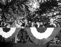 Governor Dan McCarty with his wife and daughter at his inauguration - Tallahassee, Florida.