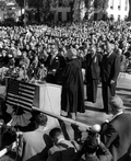Dan McCarty taking the oath of office of the Governor - Tallahassee, Florida.
