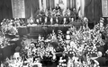Governor Haydon Burns addressing joint session on Opening Day of Legislature - Tallahassee, Florida.