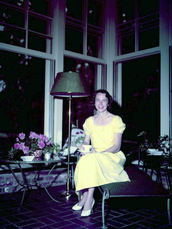 Florida's first lady Mrs. LeRoy Collins at leisure - Tallahassee, Florida.