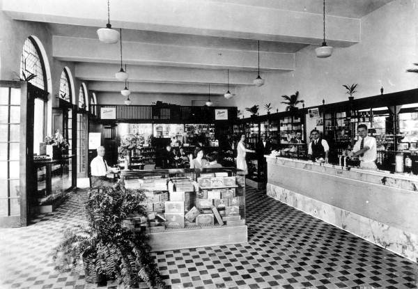 Interior view of a fine store - Venice, Florida.