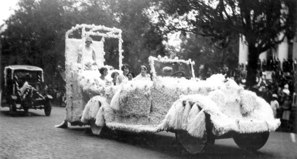 The "Tallahassee Girl" in the centennial celebration parade - Tallahassee, Florida.
