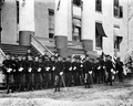 Governor's guards or Leon Guards in front of the capitol - Tallahassee, Florida.