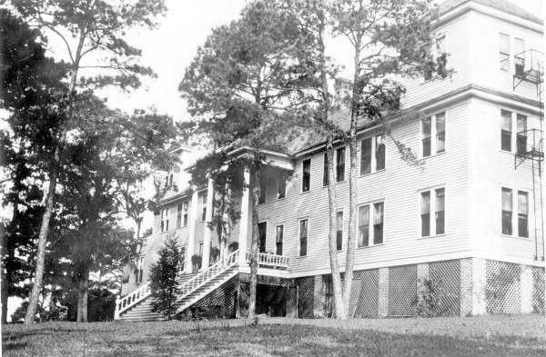 South side of East Hall at Florida State College for Women - Tallahassee, Florida.