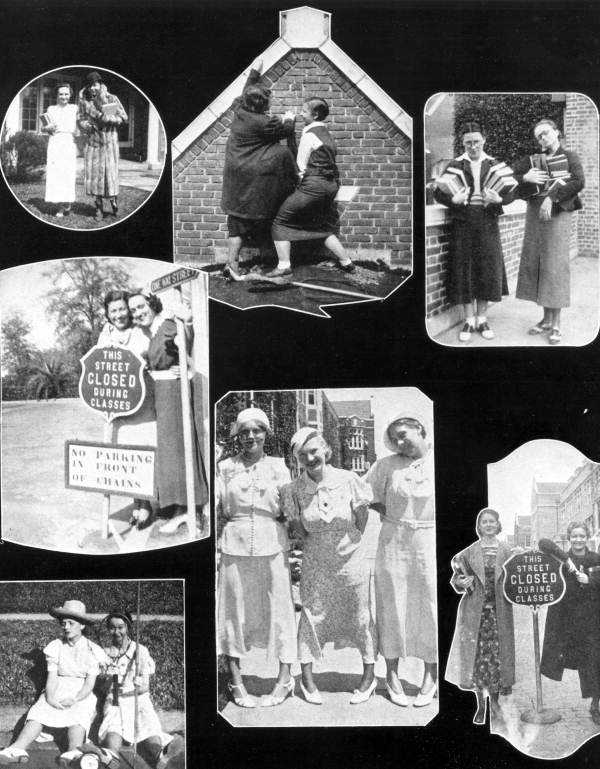 Photocollage of FSCW students' various activities on campus - Tallahassee, Florida.