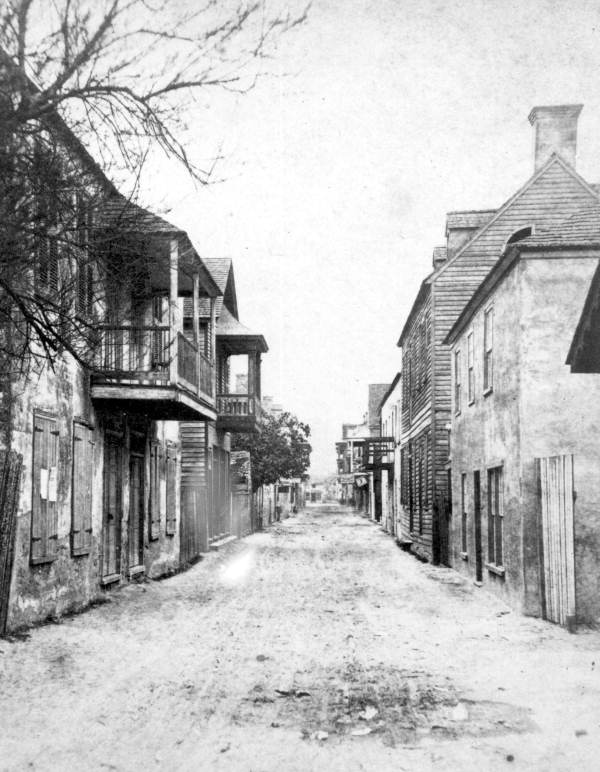 Buildings along Charlotte street - Saint Augustine, Florida