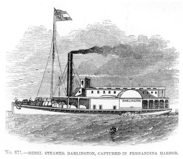 Rebel steamer Darlington, captured in Fernandina harbor.