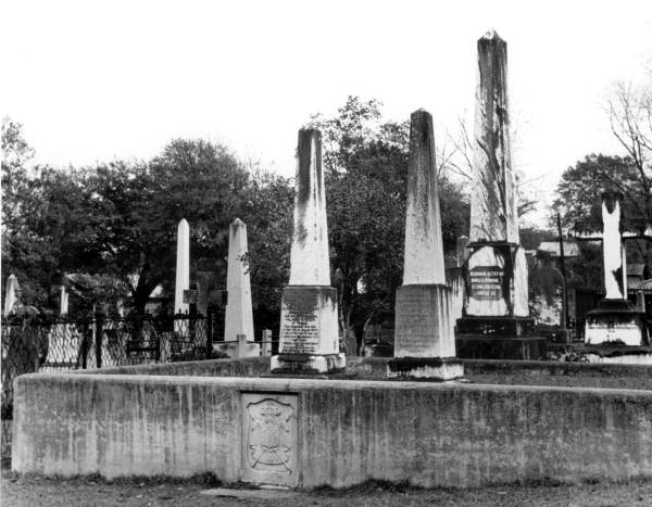 Murat graves in Saint John's Episcopal Church cemetery - Tallahassee, Florida.