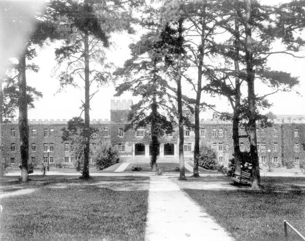 Front view of Bryan Hall at Florida State College for Women - Tallahassee, Florida.