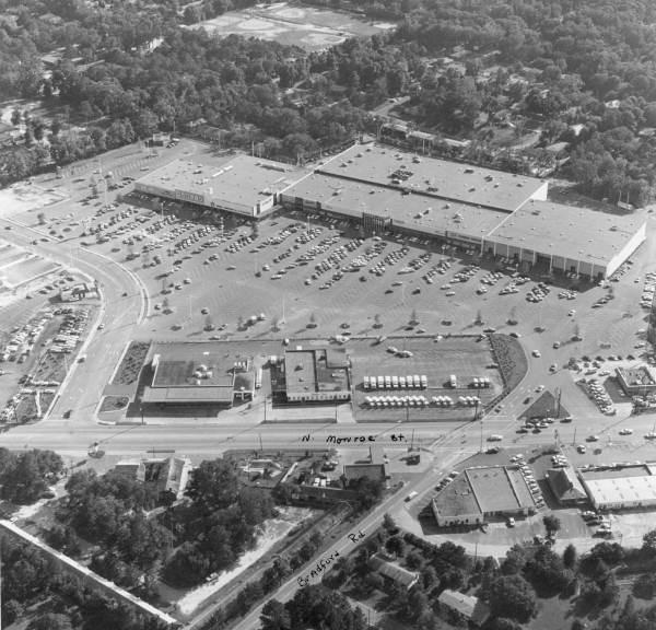 Aerial view of the Northwood Mall - Tallahassee, Florida.
