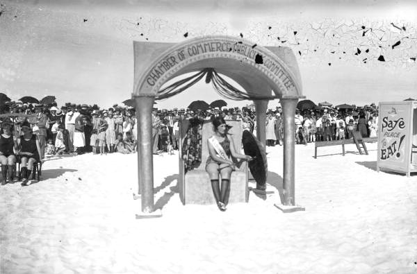 Unidentified beach beauty queen - Pensacola, Florida.