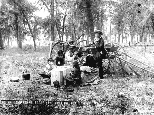 Camp scene - Eagle Lake, Florida