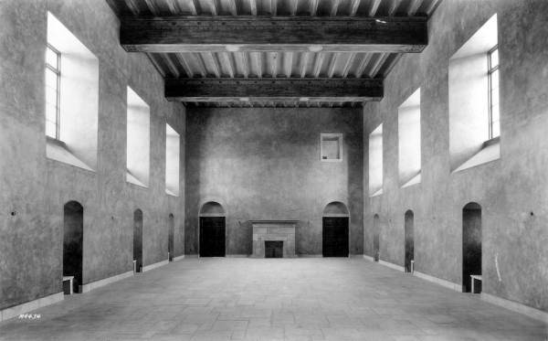 Newly completed reception hall, interior of Douglas entrance - Coral Gables, Florida