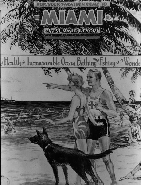 Cover of tourist booklet - Miami, Florida.