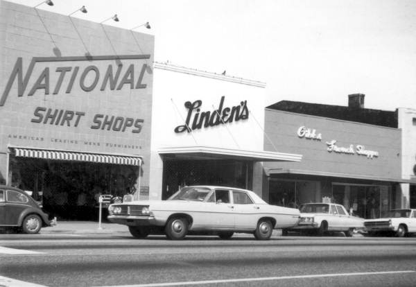 Looking at department stores on the west side of S. Monroe St. - Tallahassee, Florida.