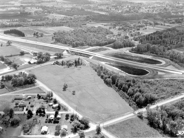 Aerial view of Interstate 4 - Hillsborough County, Florida