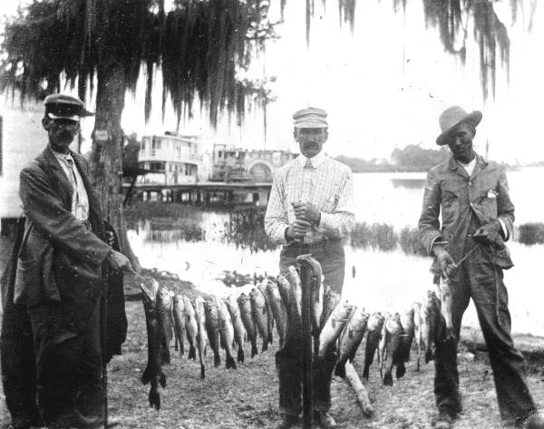 Fishermen with their catch - Fort Mason, Florida