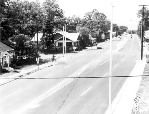 U.S. Highway 27, recently widened to four lanes - Havana, Florida.