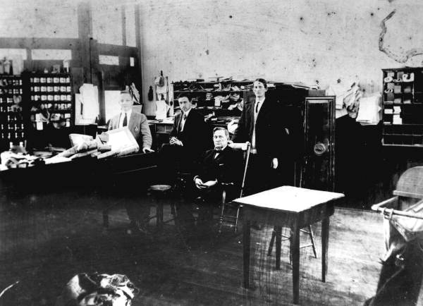 Back shop of post office - Madison, Florida