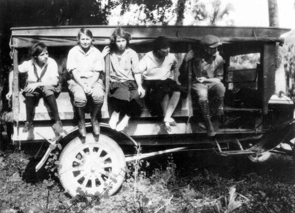 First Alva and Lee County school bus
