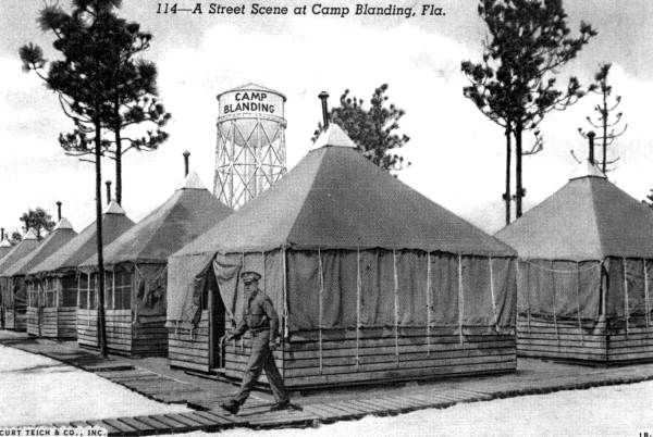 Scene of Camp Blanding - Starke, Florida
