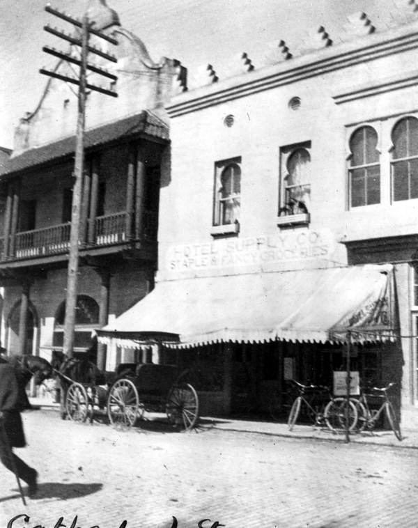 Hotel Supply Company store on Cathedral street - Saint Augustine, Florida