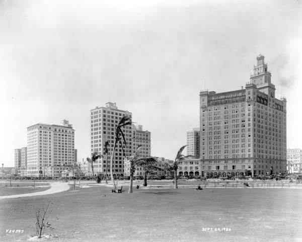Hotels at Bayfront Park - Miami, Florida.