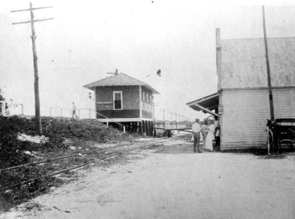 Florida East Coast Railway depot - Jupiter, Florida.