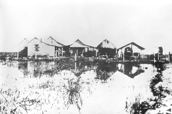 Flooded homes in Florida