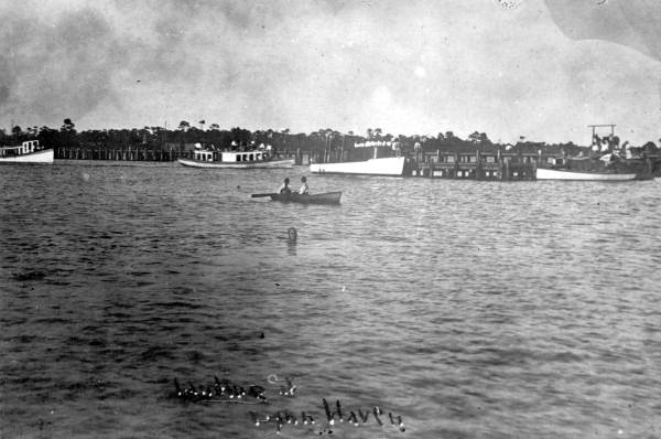 View across the water of landing - Lynn Haven, Florida