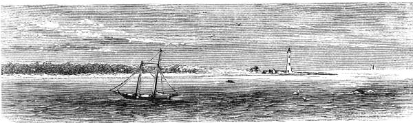 Etching of the Cape Florida Lighthouse