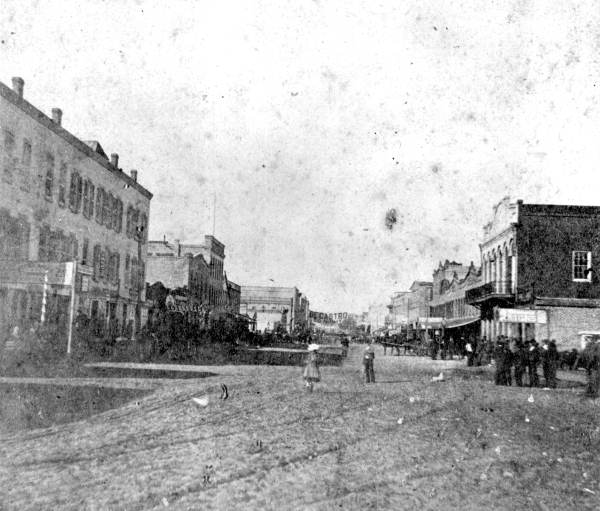 Looking west on Bay Street - Jacksonville, Florida