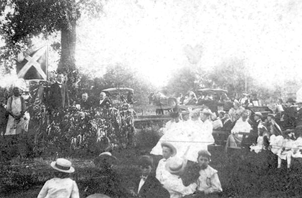 Joseph A. Edmondson speaking at Memorial Day service at the city cemetery - Tallahassee, Florida.