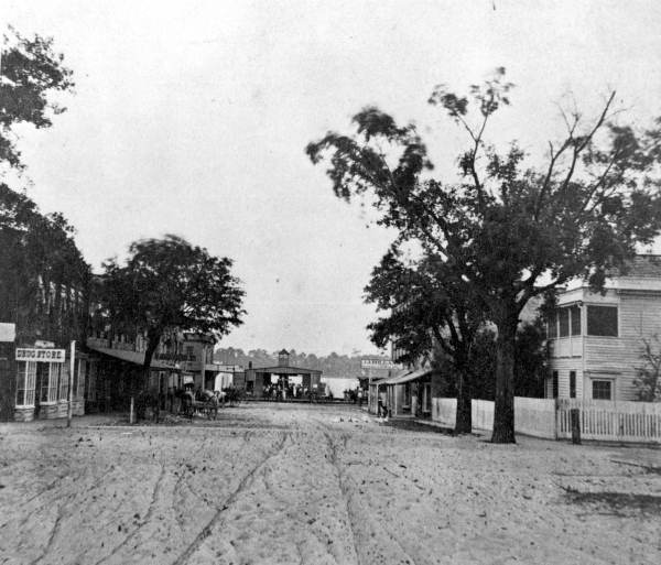 Marketplace at the foot of Ocean Street - Jacksonville, Florida.