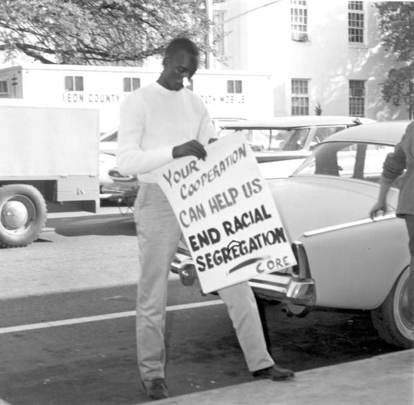 Boycott and picketing of downtown stores - Tallahassee, Florida.