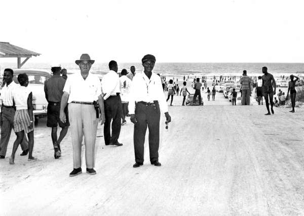 Peace officers at Butler Beach - Anastasia Island, Florida