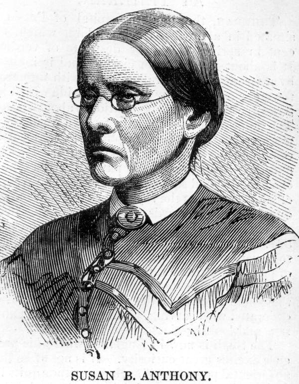 Profile portrait of Susan B. Anthony - Rochester, New York